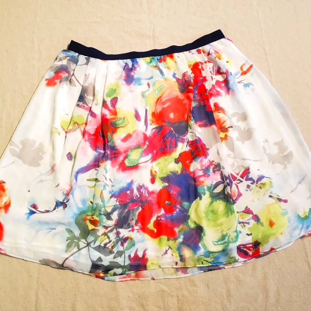 Liz Claiborne Floral Skirt XL